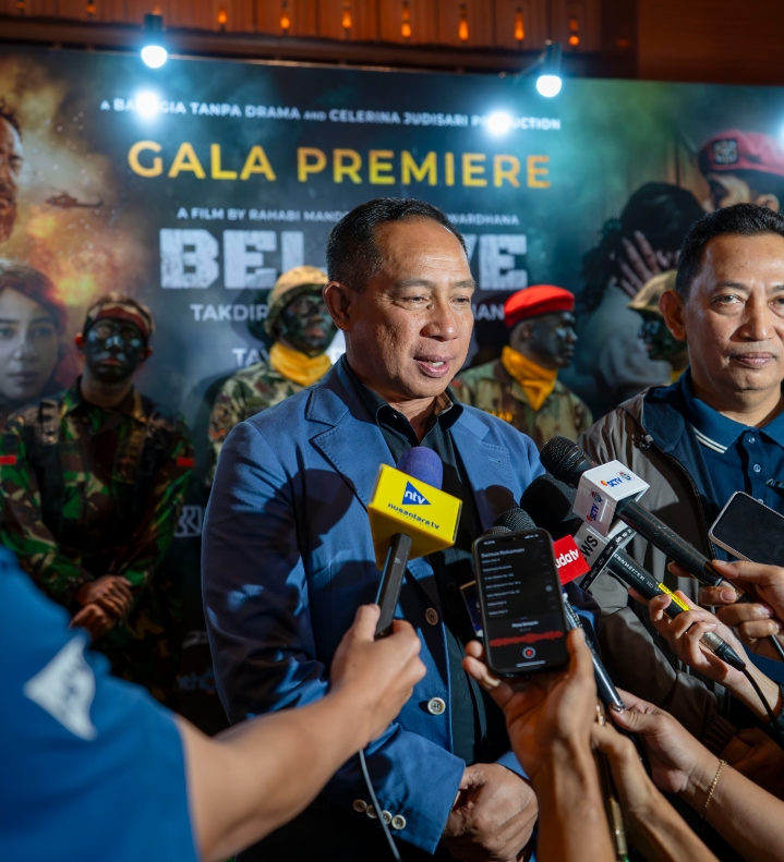 Panglima TNI Hadiri Gala Premiere Film BELIEVE: Kisah Patriotisme Prajurit Yang Menginspirasi dan Patut Ditonton