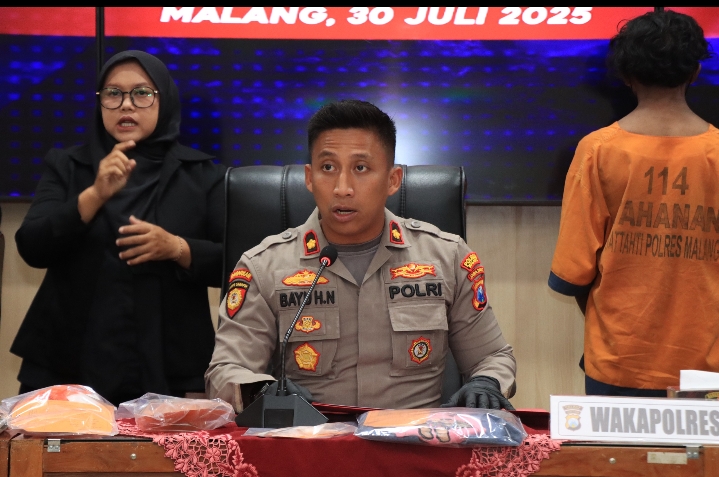 Polres Malang Ungkap Kasus Kekerasan Anak di Wagir Tetangga Korban Jadi Tersangka