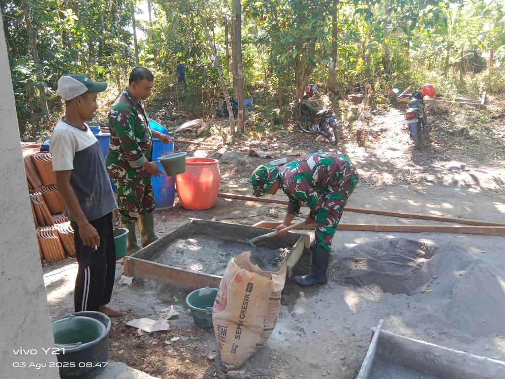Bakti Tanpa Batas: TNI TMMD Jepara Genjot RTLH Meski Hari Libur