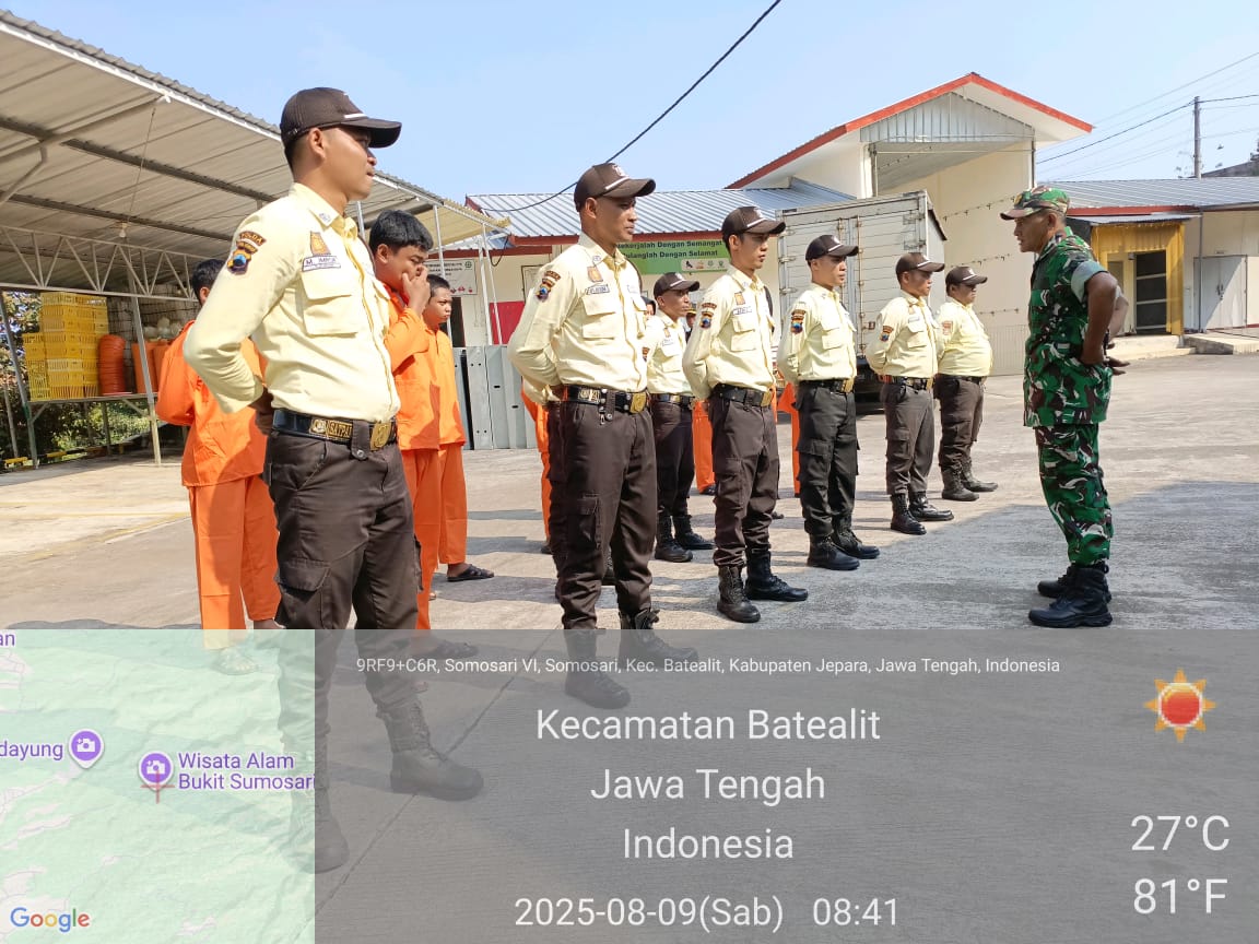 Babinsa Somosari Laksanakan Komsos dan Latih Satpam PT Charoen Pokphand Jaya Farm GP Jepara 2