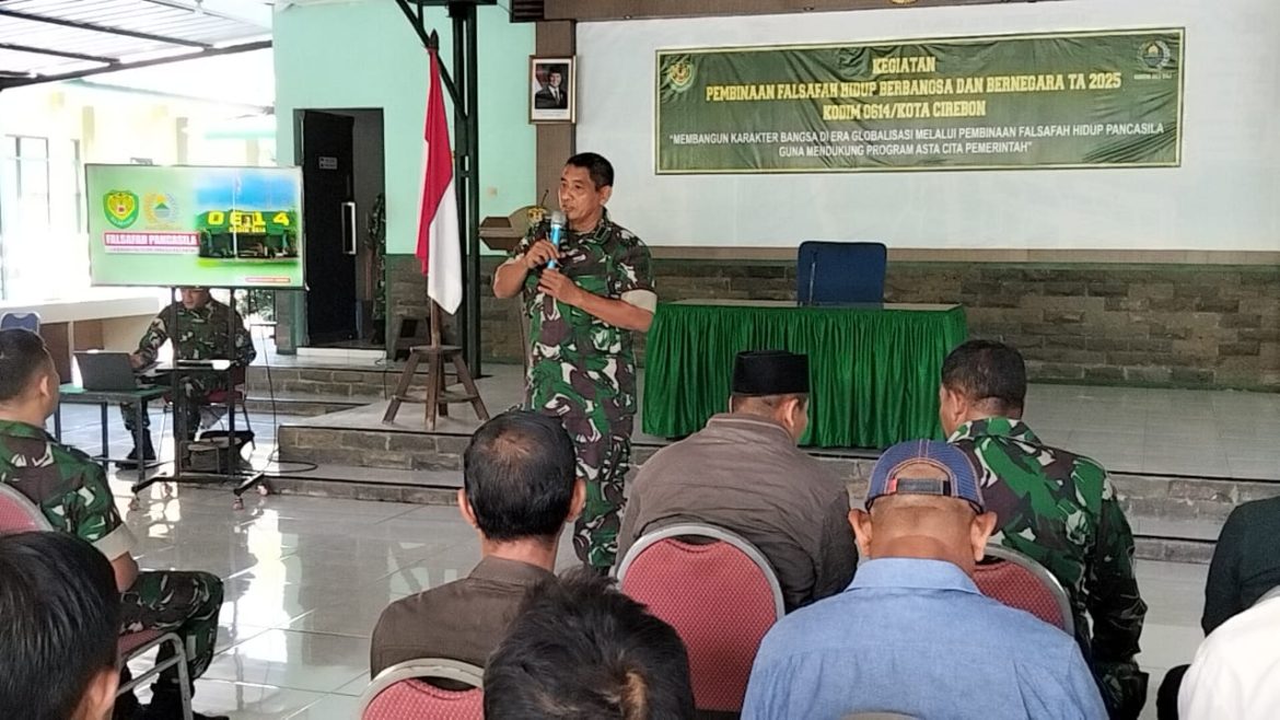 Kodim 0614/Kota Cirebon Gelar Pembinaan Falsafah Hidup Berbangsa dan Bernegara TA 2025