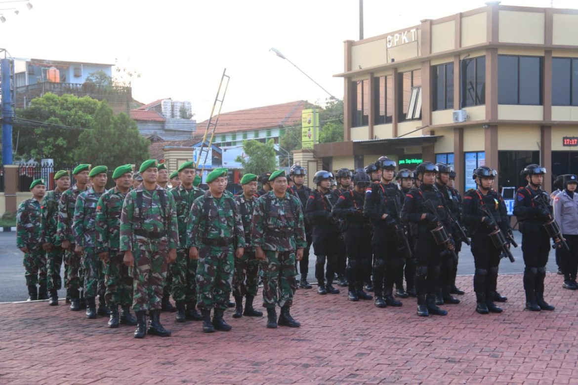 Kodim 0719/Jepara dan Polres Jepara Gelar Apel Kesiapsiagaan di Mapolres Jepara