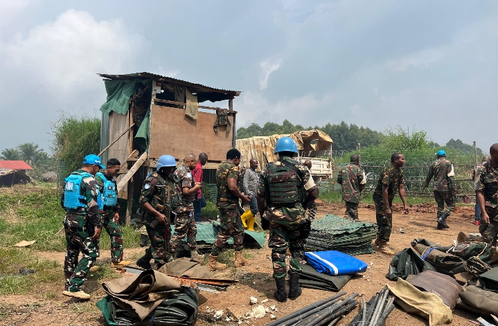 Recce Satgas Kizi TNI Konga XX-V Dalam Rangka Evaluasi Dan Persiapan Akhir Penutupan Tanzania Batalyon Camp.