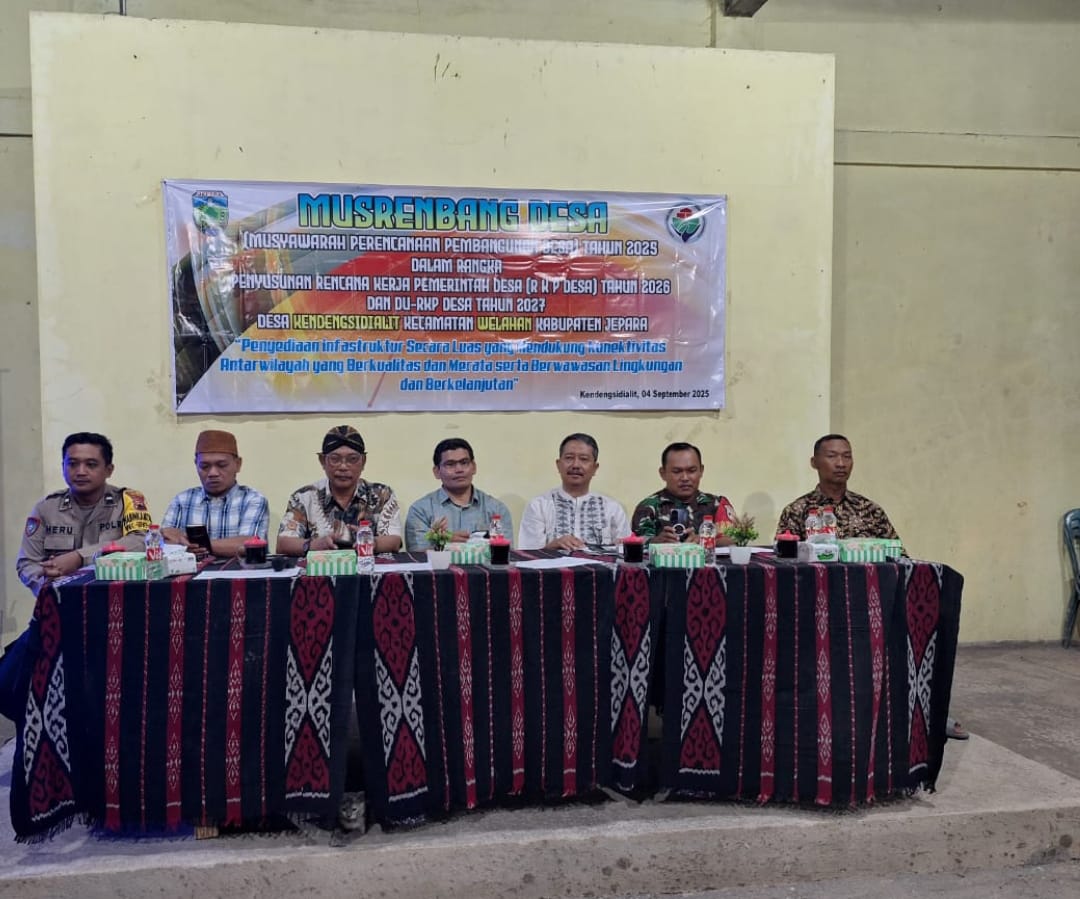 Babinsa Koramil 06/Welahan Hadiri Musrenbangdes Kendengsidialit untuk Penyusunan RKPDes 2026 dan DU-RKPDes 2027