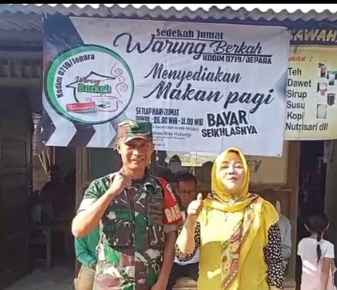 Warung Berkah Kodim 0719/Jepara, Sentuh Warga Pinggiran Jepara