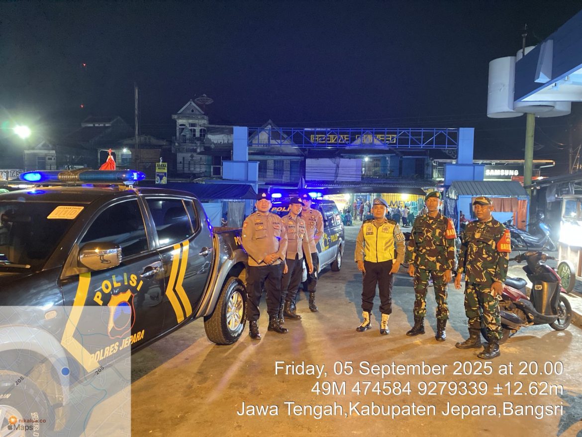Sertu Haryono dan Kopka Buntari Laksanakan Apel Gabungan dan Patroli di Wilayah Kecamatan Bangsri