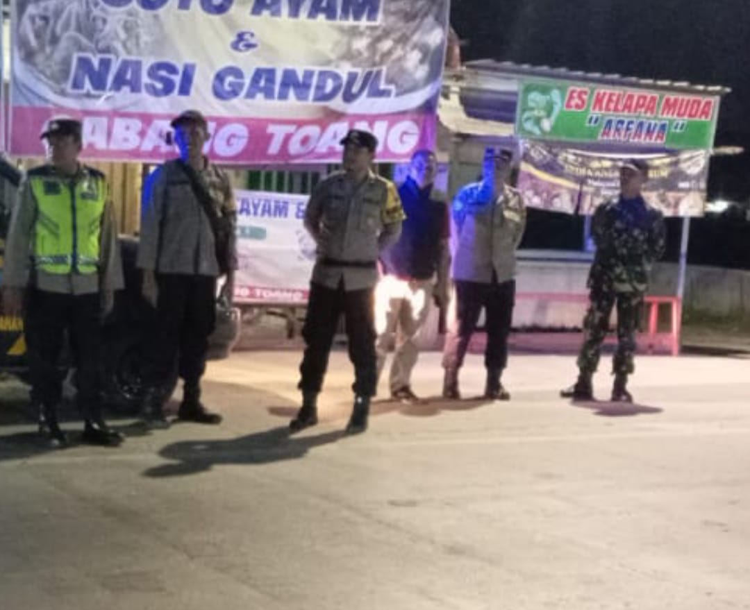 Anggota Koramil 06/Welahan dan Polsek Welahan Laksanakan Patroli Gabungan di Wilayah Kecamatan Welahan