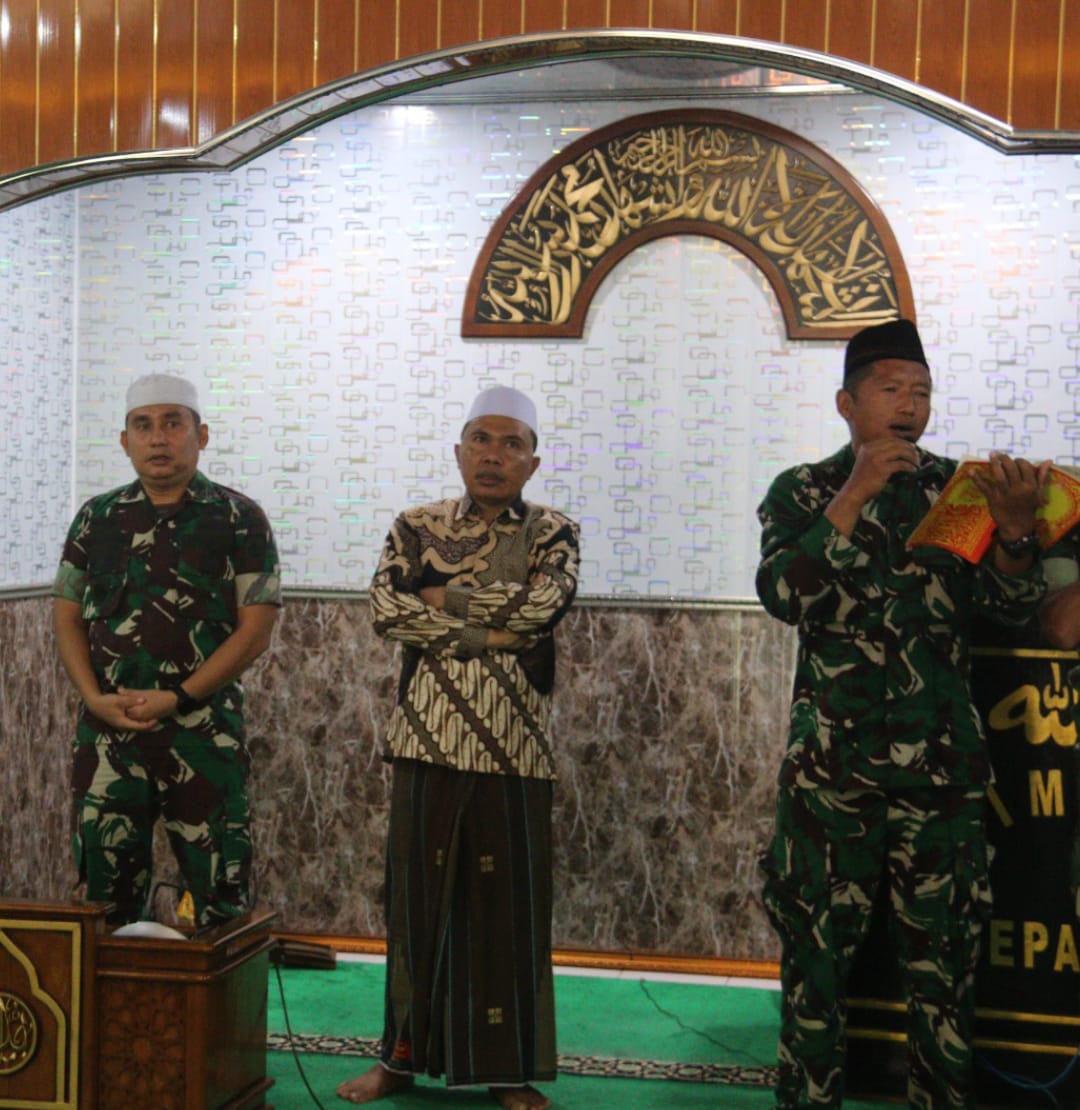 Mengetuk Pintu Langit, Kodim 0719/Jepara Gelar Peringatan Maulid Nabi di Masjid Nurul Qodim