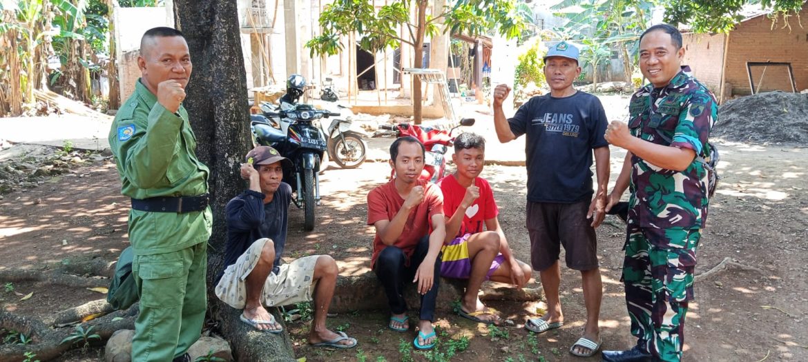 Pelda Nur Rifai Gelar Bhakti Teritorial Prima dan Komsos Bersama Tokoh Masyarakat di Desa Jondang