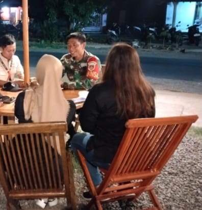 Dekatkan Diri ke Masyarakat, Kodim 0719/Jepara Monitor Situasi Wilayah Ujungwatu