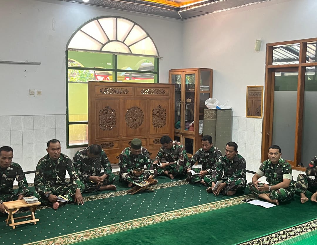 Kodim 0719/Jepara Gelar Kegiatan Rutin Pembacaan Surah Yasin dan Doa Bersama Setiap Hari Senin
