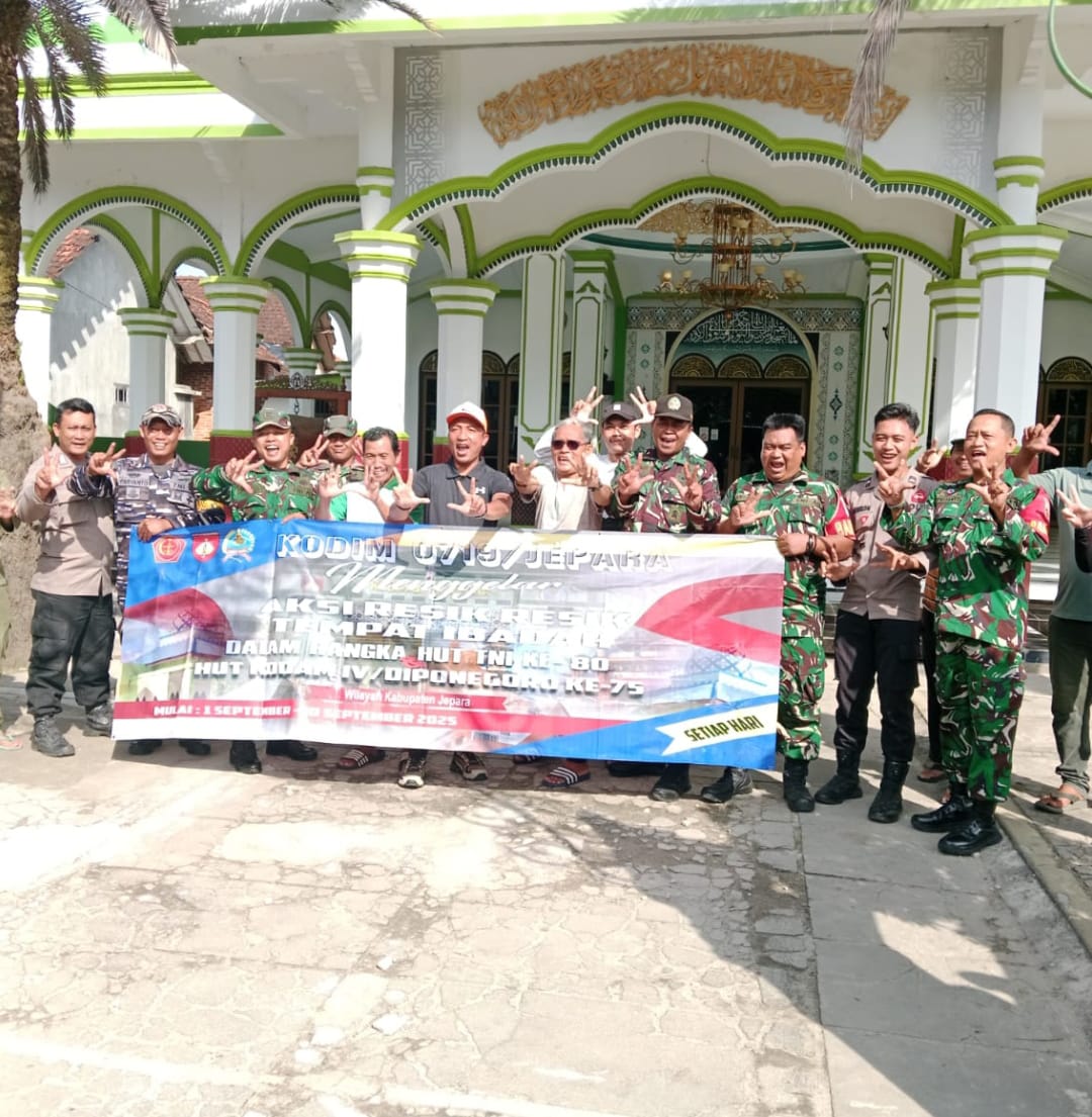 22 Hari Aksi Nyata, Masjid Baitul Muttaqin Karimunjawa Jadi Bukti Sinergi TNI dan Rakyat