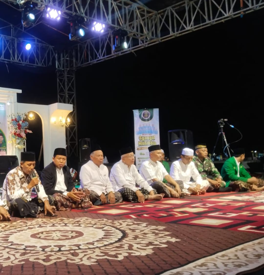 Danramil 12/Donorojo Hadiri “Ansor Bersholawat dan Maulid Nabi Muhammad SAW” di Desa Ujungwatu