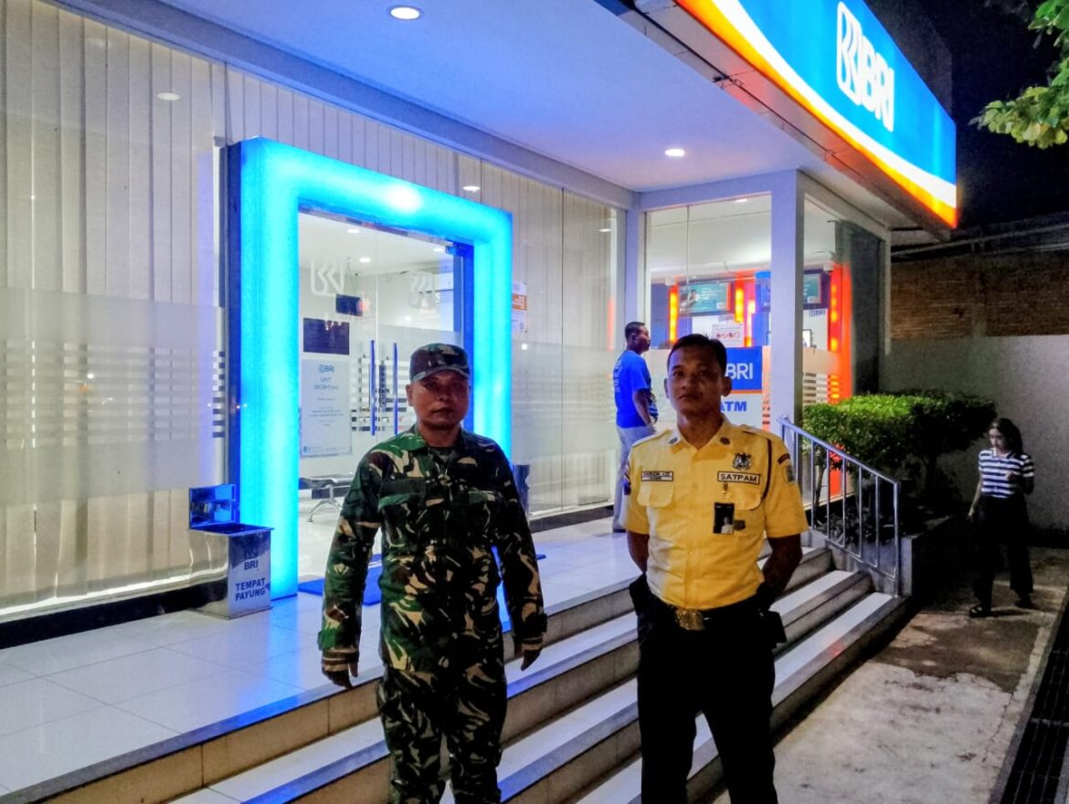 Kodim 0719/Jepara Laksanakan Monitoring Wilayah di BRI Unit Jambu, Mlonggo dalam rangka Bakti Teritorial Prima