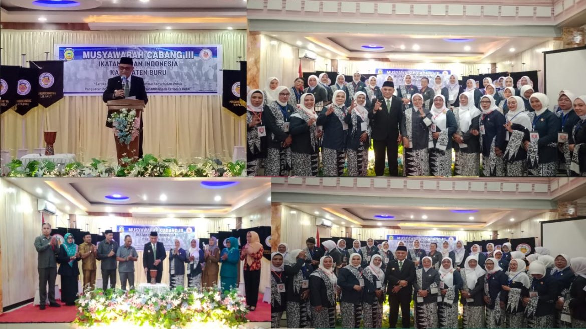 Buka Muscab IBI Ke – III Bupati Ikram Umasugi : Bidan Berikan Pelayanan Yang Berkualitas Kepada Masyarakat Buru