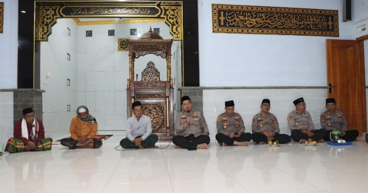 Safari Subuh, Kapolres Nganjuk Ajak Jamaah Gaungkan “Ayo Jogo Nganjuk”