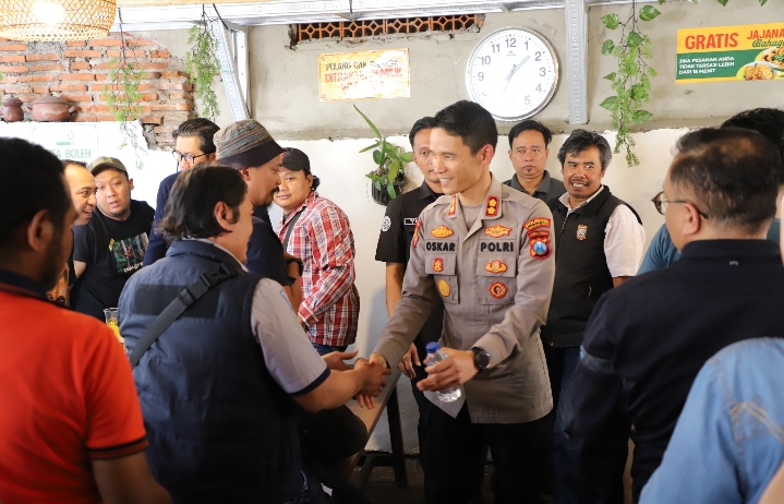 Silaturahmi Pupuk Sinergi, Polresta Malang Kota Ajak Awak Media Jadi Garda Terdepan Jogo Malang