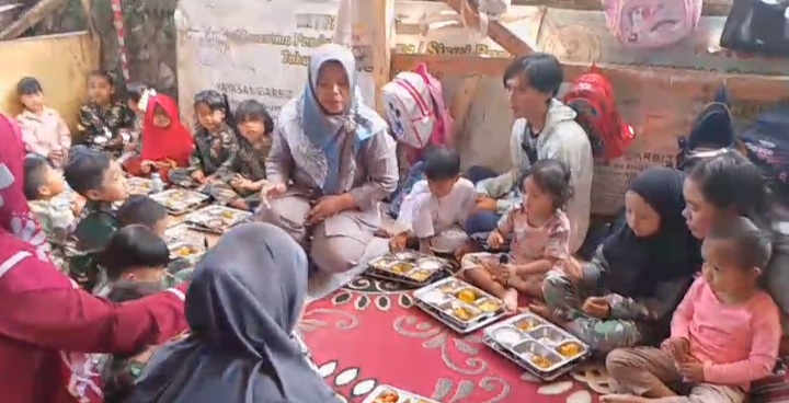 PAUD Brilian Pedes Jayawaras Terima Program Makan Bergizi Gratis Presiden Prabowo