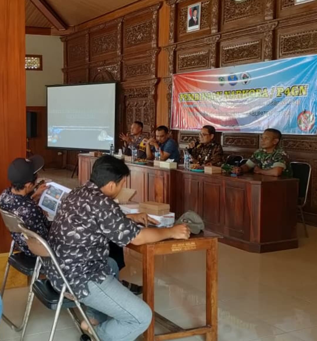 Babinsa Desa Keling Hadiri Pembinaan P4GN, Tegaskan Komitmen Bersama Perangi Narkoba