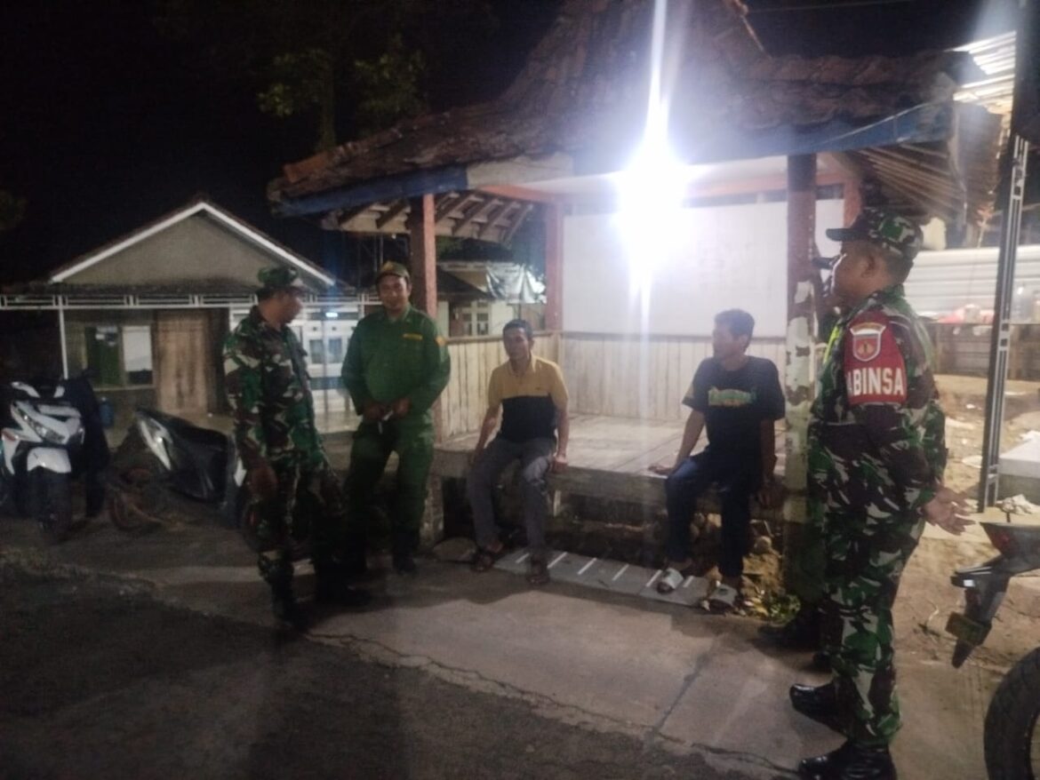 Kodim 0719/Jepara Sisir Wilayah Kembang, Pastikan Lingkungan Aman dan Kondusif
