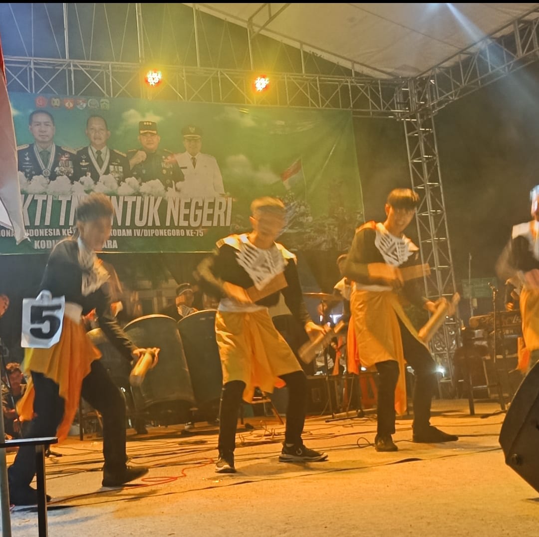 Kodim 0719/Jepara Tabuh Semangat Nusantara Lewat Festival Tongtek