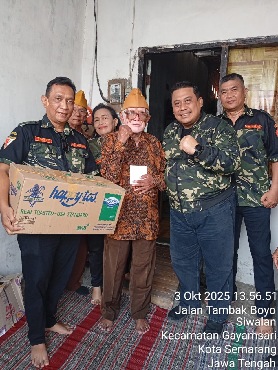 PPM LVRI Jateng Kunjungi Pejuang Dwikora, Wujud Nyata Kepedulian terhadap Veteran Bangsa