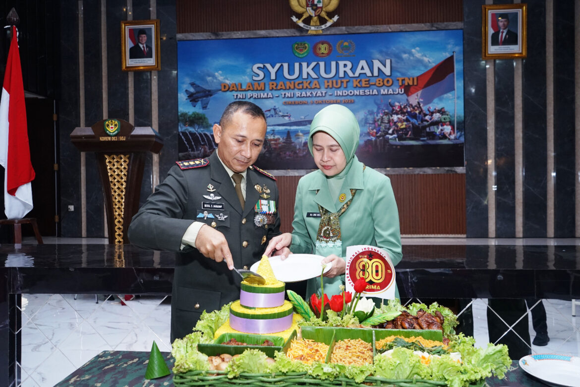 HUT ke-80 TNI, Korem 063/SGJ Teguhkan Semangat Kemanunggalan TNI dan Rakyat