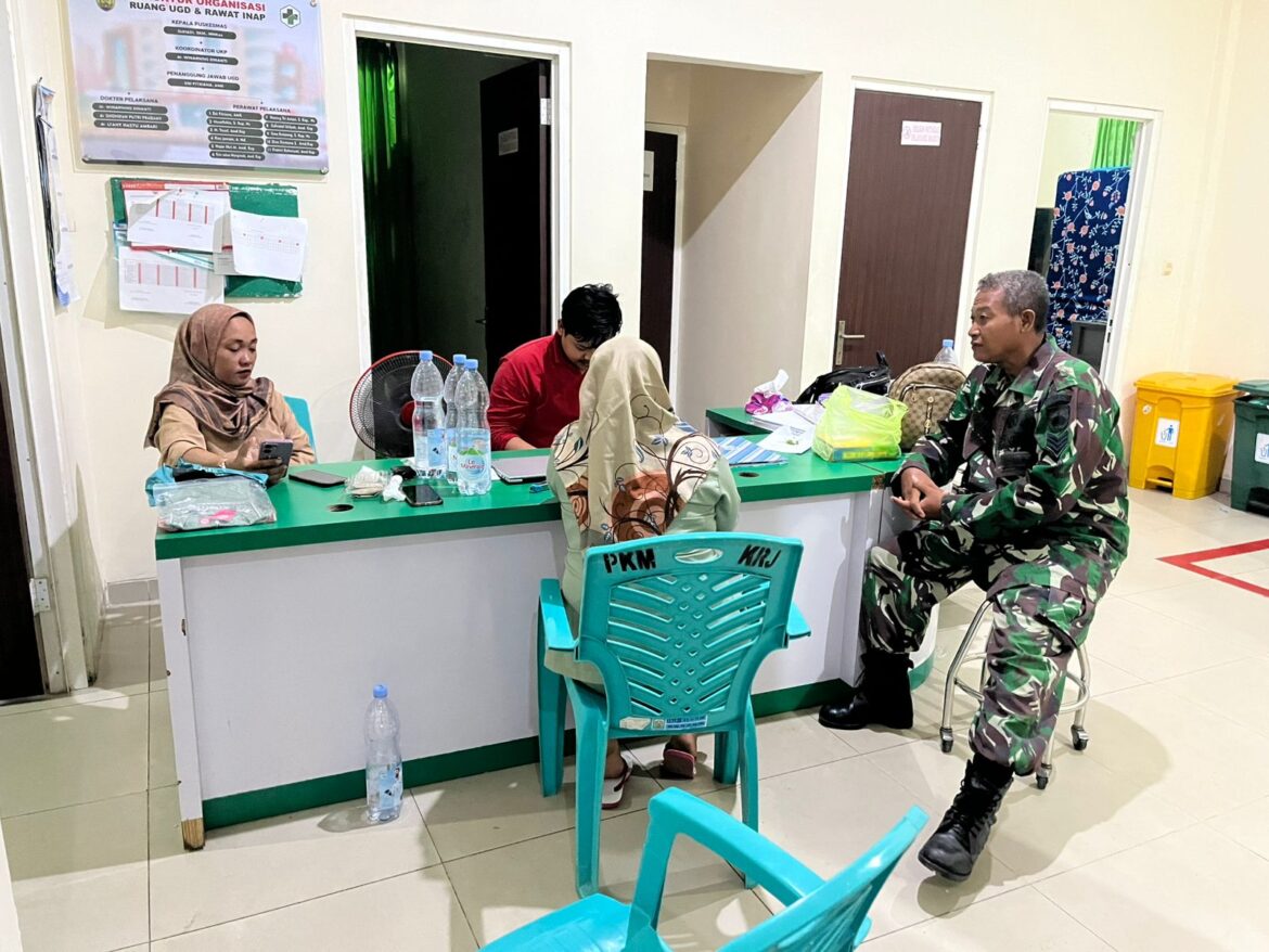 Kodim 0719/Jepara laksanakan Peningkatan Keamanan Puskesmas Karimunjawa melalui Monitoring Berkala dan Pendekatan Preventif