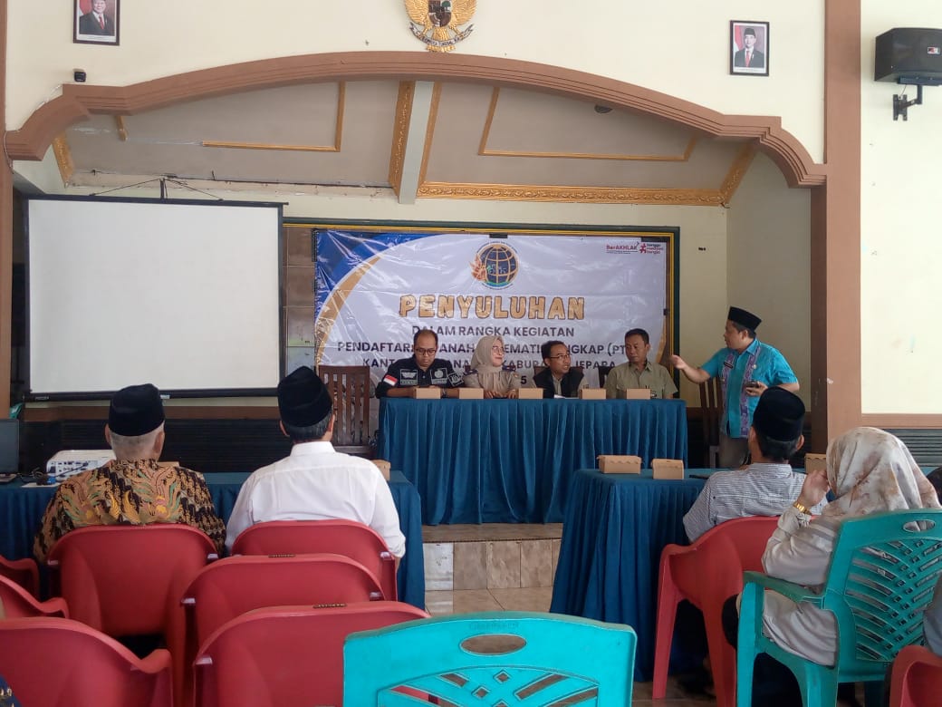 Babinsa Langon Hadiri Penyuluhan PTSL dari ATR/BPN Jepara