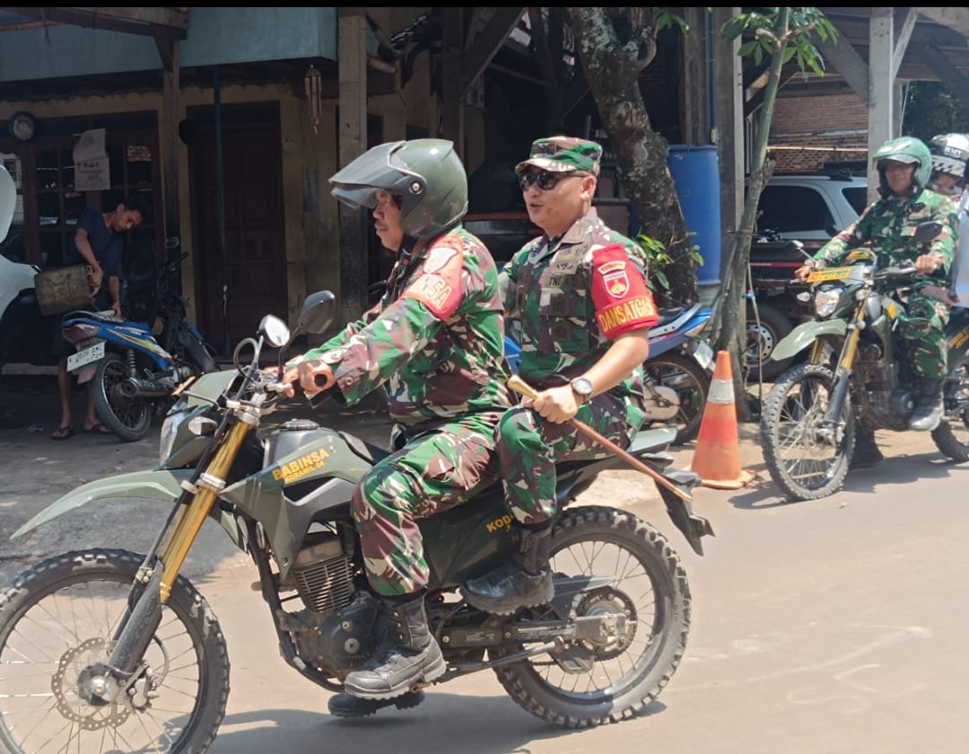 Dandim Jepara Gaspol Naik Motor ‘Blusukan’ Tinjau Lokasi TMMD Sengkuyung