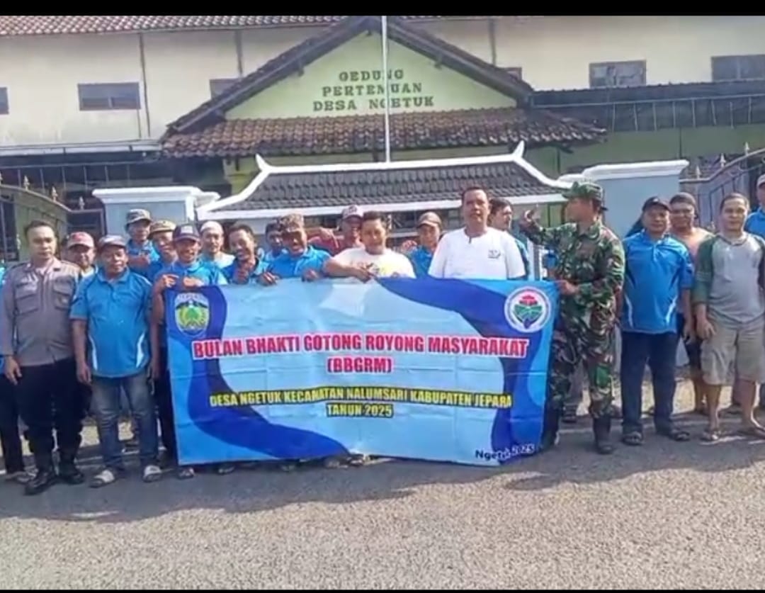 Babinsa Desa Ngetuk Gelar Komsos dan Karya Bakti Bersama Warga, Wujudkan Sinergi Melalui Teritorial Prima dan Bintertas