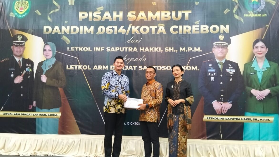Kodim 0614 / Kota Cirebon Gelar Acara Pisah Sambut Komandan, Tandai Tongkat Estafet Kepemimpinan Baru