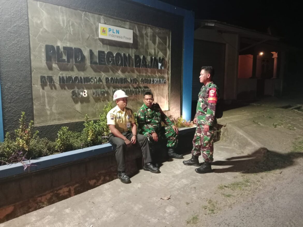 Kodim 0719/Jepara Monitor Situasi Wilayah di PLTD Legon Bajak, Karimunjawa