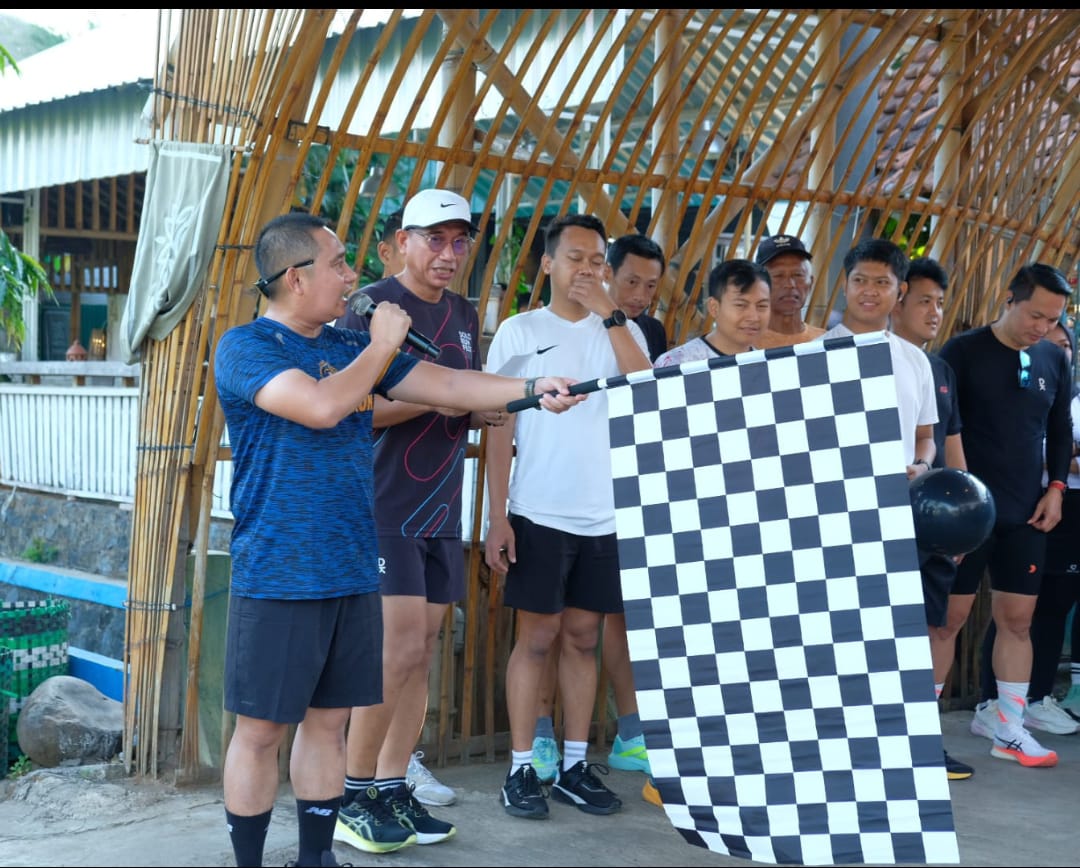 Dandim 0719/Jepara Turun ke Track! Meriahkan SEDULURUN Sriya Bersama Komunitas Lari