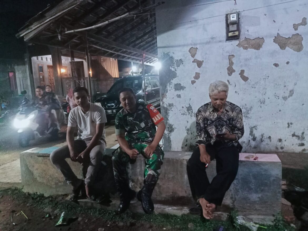 Kodim 0719/Jepara Sambangi Warga Pringtulis Nalumsari, Jaga Situasi Aman dan Kondusif