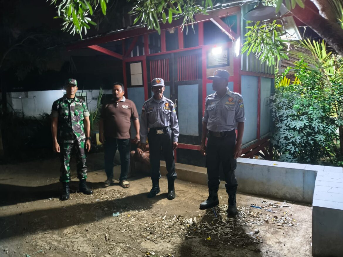 Kodim 0719/Jepara Aktifkan Pos Kamling Dudakawu Lewat Kegiatan Monitoring Wilayah