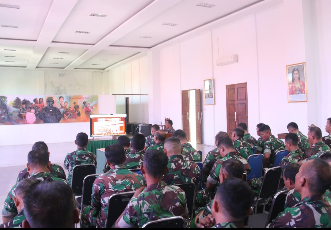 Lewat Vicon Bersama Wakil Panglima TNI, Dandim 0719/Jepara Matangkan Dukungan Koperasi Desa Merah Putih