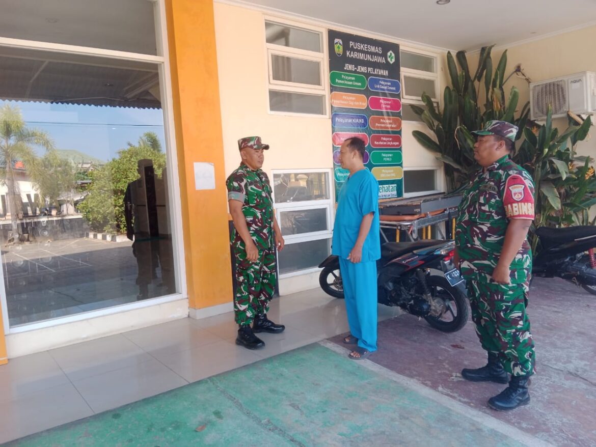 TNI Sambangi Ujung Utara Jepara, Kodim 0719/Jepara Monitor Situasi Puskesmas Karimunjawa