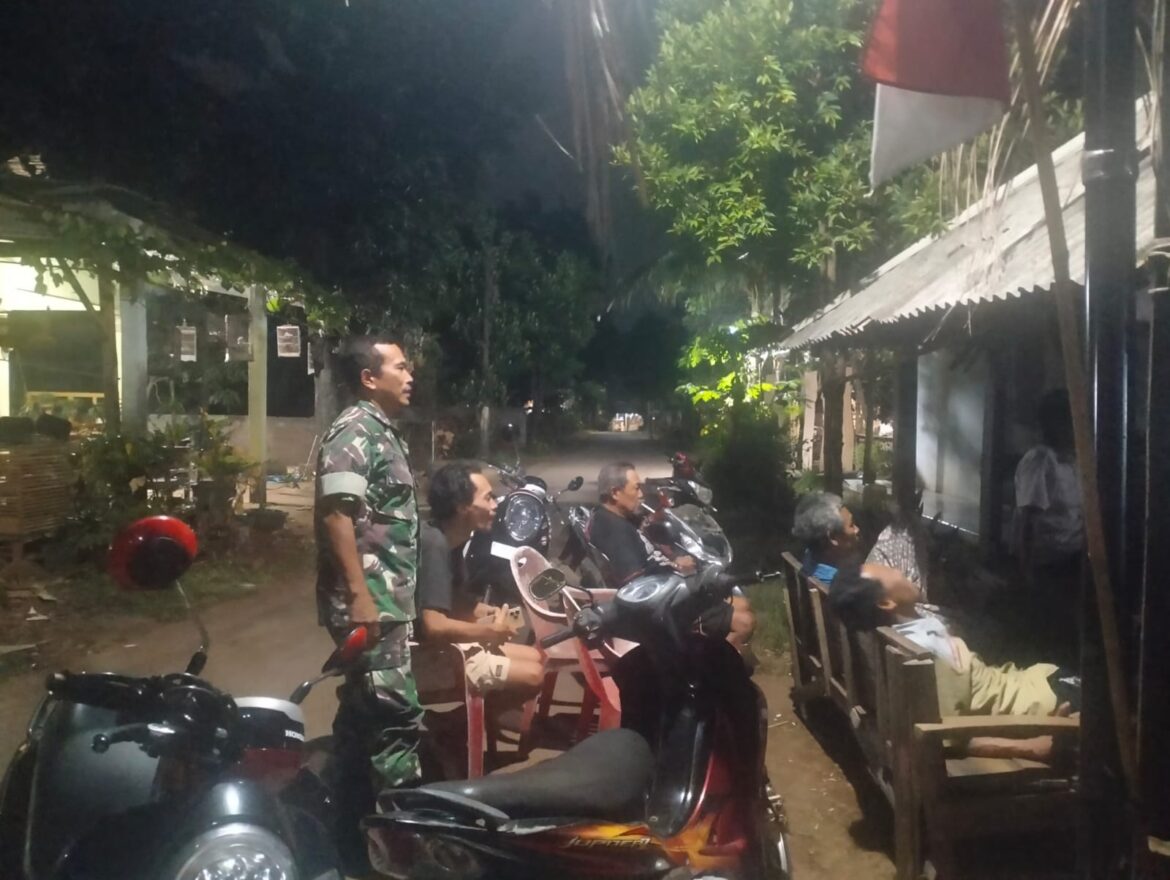Kodim 0719/Jepara Menyapa Desa: Patroli & Monitoring Wujud Kepedulian TNI di Desa Mantingan