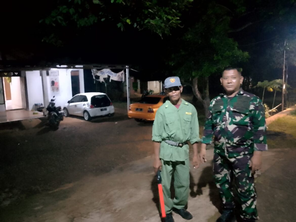 Kodim 0719/Jepara Menyapa Desa Sukosono: Patroli & Monitoring Wujud Kepedulian TNI