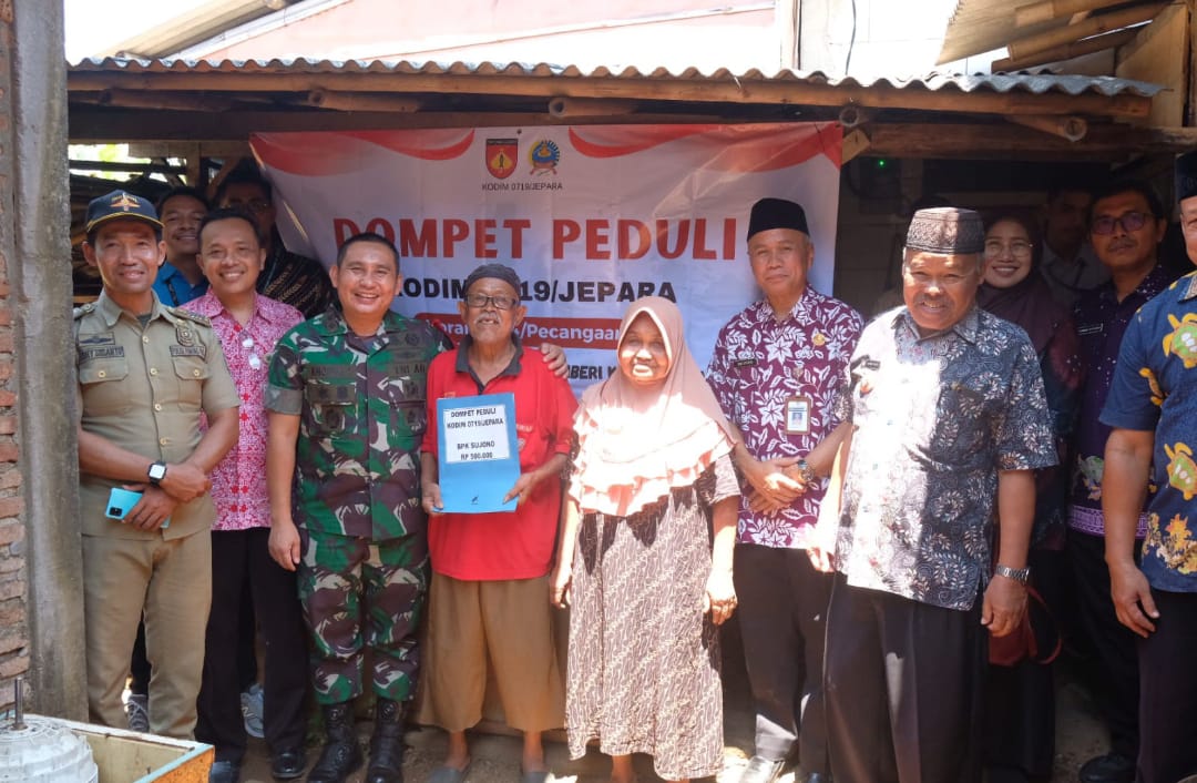Aksi ke-83 Dompet Peduli Kodim 0719/Jepara: TMMD Bawa Sentuhan Kasih di Desa Lebuawu