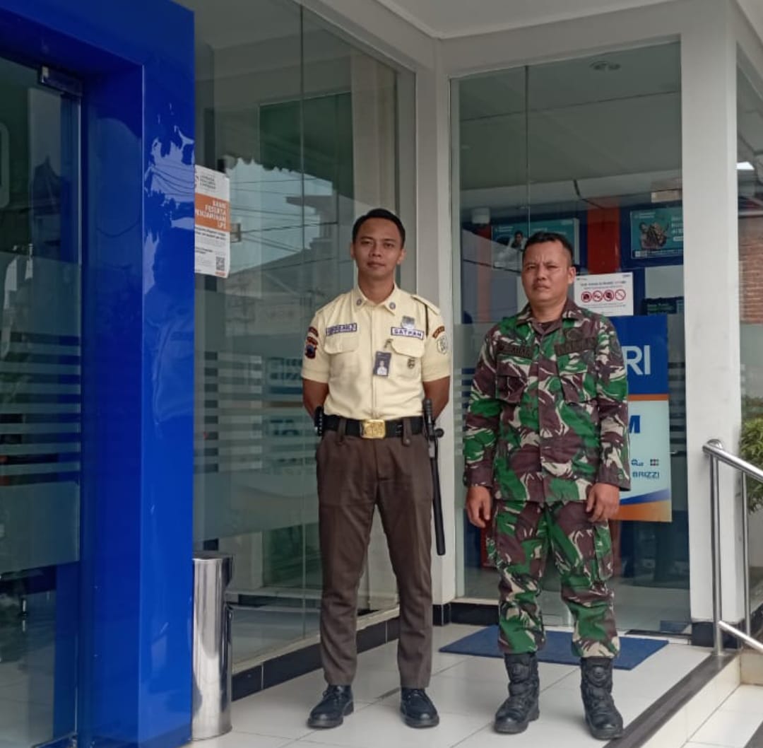 Kantor BRI Mlonggo Jadi Fokus Pengamanan Kodim 0719/Jepara di Hari Bakti Teritorial