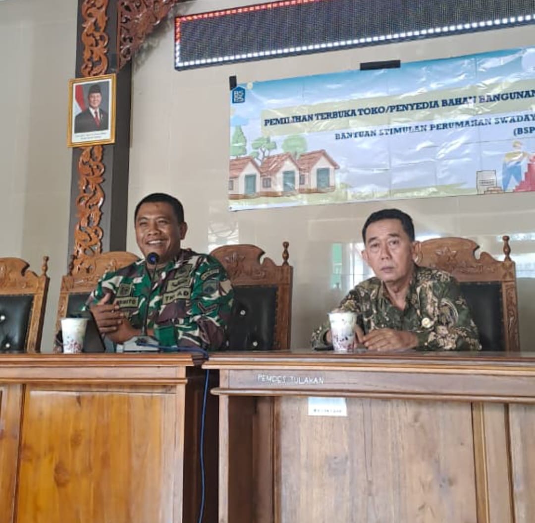 Babinsa Tulakan Dampingi Kegiatan Monitoring Program BSPS, Siap Dukung Rehabilitasi Rumah Warga Tahun 2026