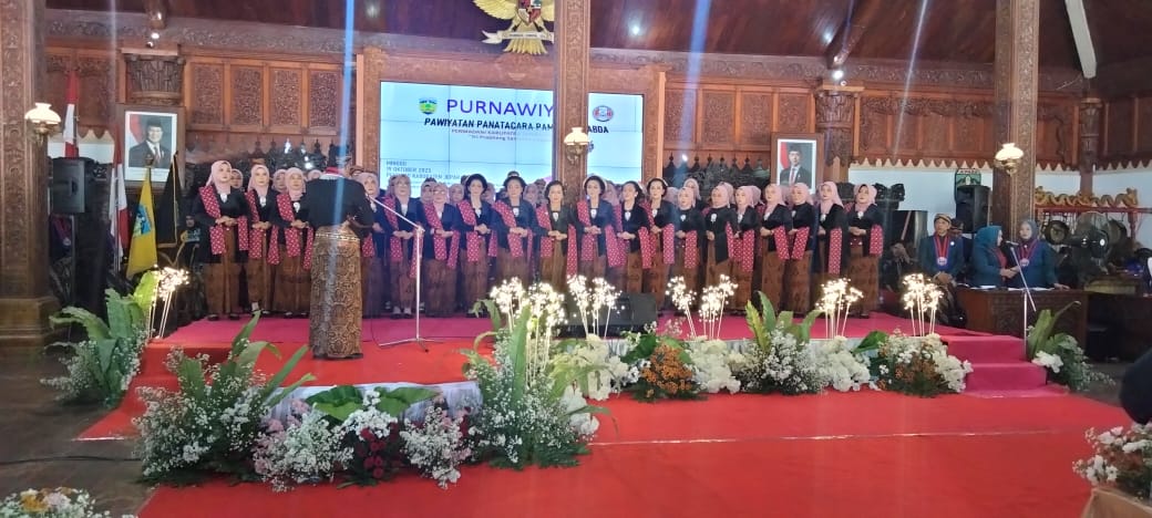 Danramil 09/Mlonggo Hadiri Wisuda Purna Wiyata Permadani Jepara di Pendopo Kabupaten