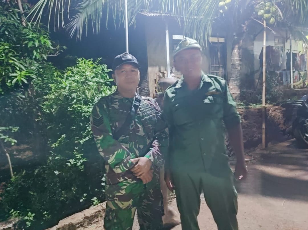 Ciptakan Kondisi Aman, Kodim 0719/Jepara Laksanakan Patroli Wilayah di Keling