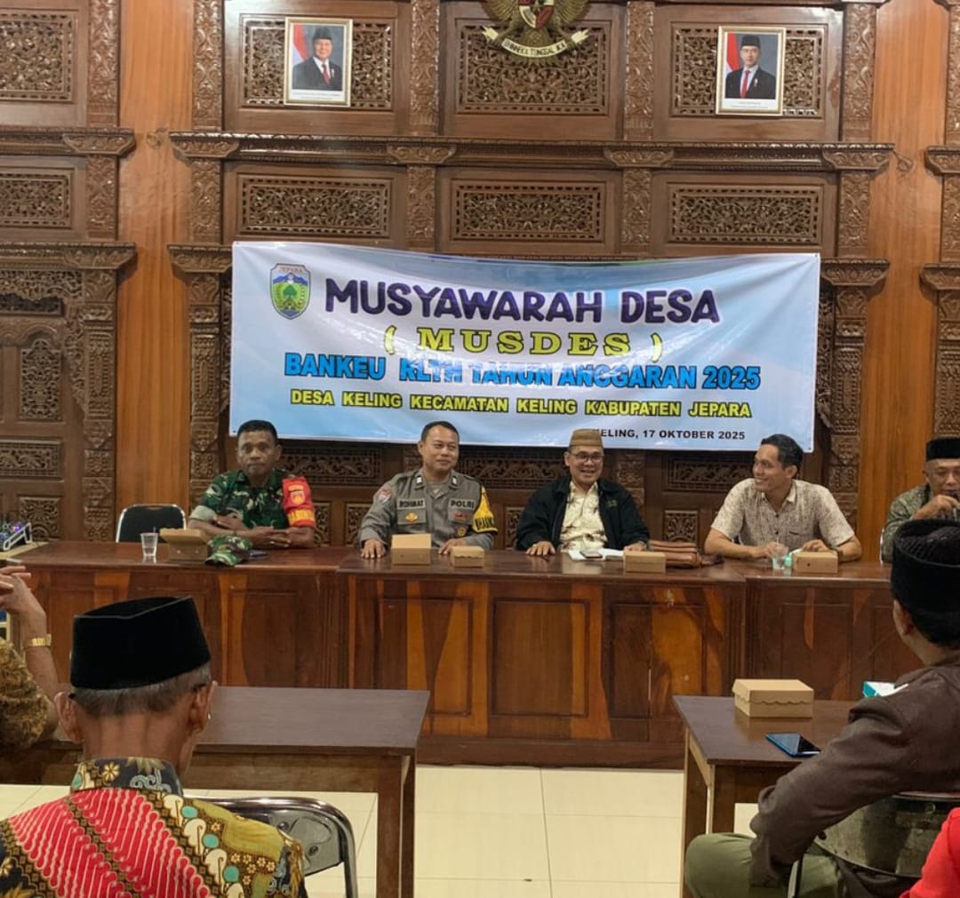 Babinsa Desa Keling Hadiri Musdes dan Forum Lembaga Desa, Bahas Program RTLH dan Bantuan Banprov