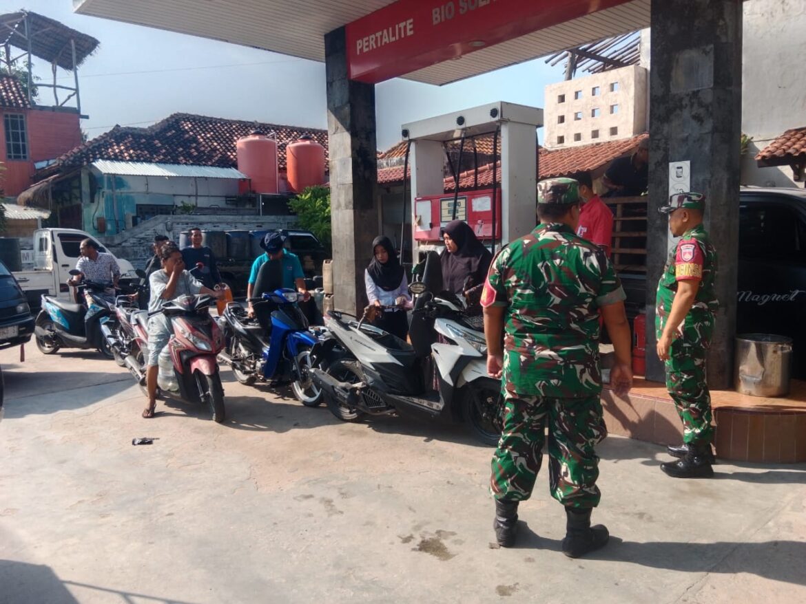 Bakti Teritorial TNI Prima, Kodim 0719/Jepara Pastikan Keamanan SPBU Karimunjawa