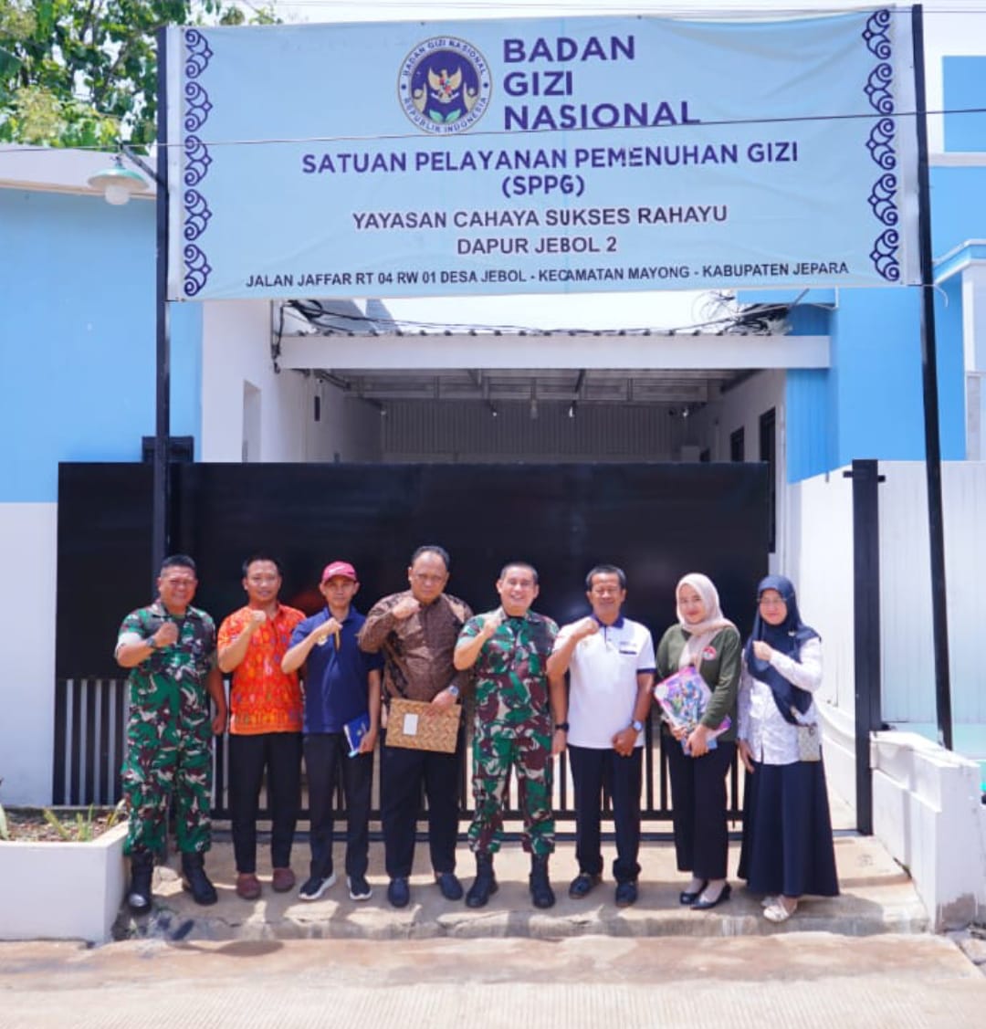 Pengecekan Dapur SPPG Jebol, Dandim 0719/Jepara Dorong Layanan Maksimal untuk Warga