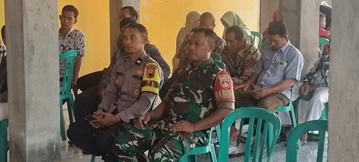 Babinsa Koramil 04/Pecangaan Hadiri Musyawarah Desa Perubahan APBDes Kaliombo