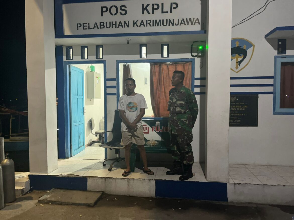 Kodim 0719/Jepara Laksanakan Bakti Teritorial TNI Prima di Pos KPLP Pelabuhan Karimunjawa